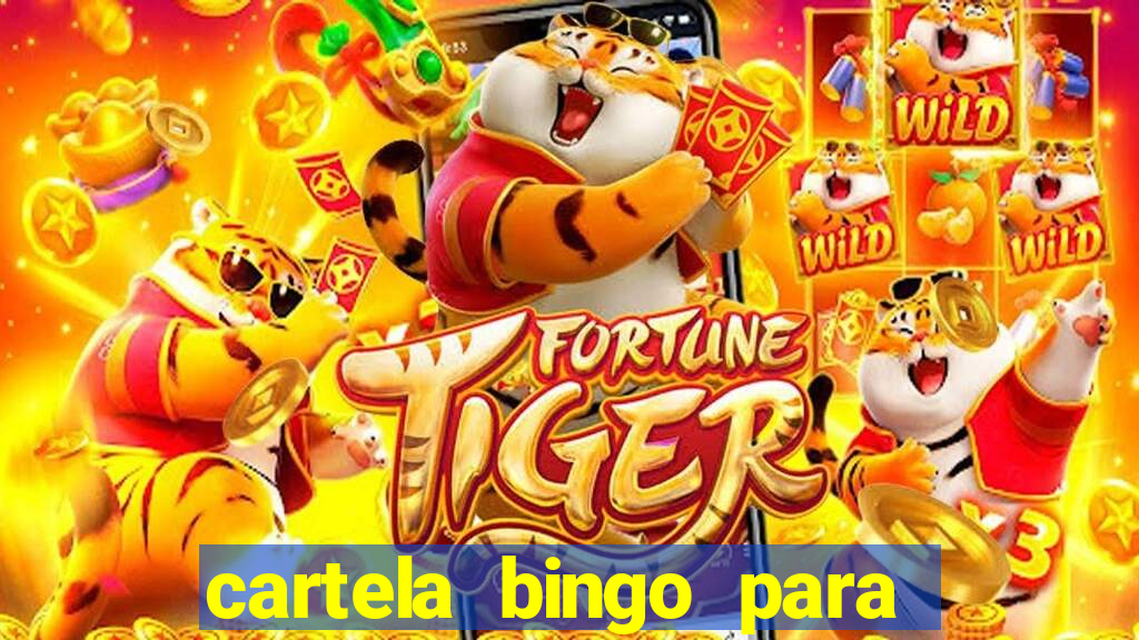 cartela bingo para cha de cozinha imprimir gratis